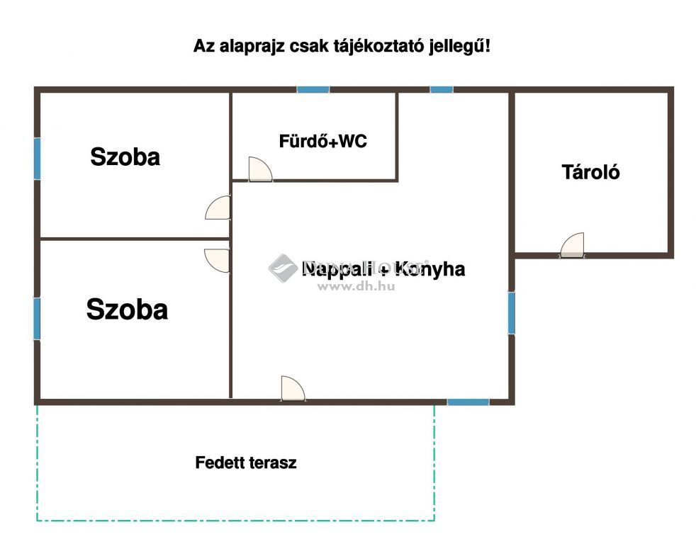 2740 Abony , Abony Ceglédi út közelében 2 szobás tégla ház — 1/17