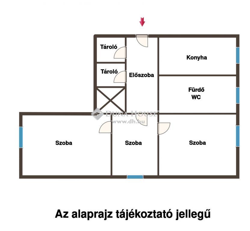 1184 Budapest 18. kerület , Lakatos ltp-en 4-ik emeleti 57m² lakás — 1/26